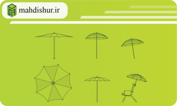 بلاک صندلی چتری ساحلی