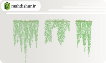 بلاک گیاه آویزان
